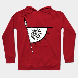 Viking Raven Banner Hoodie